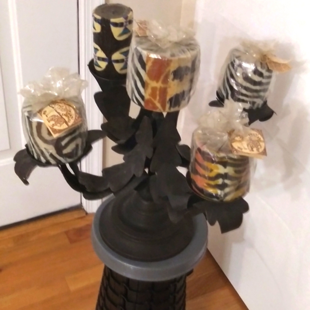 Vintage (5) Candles Holder Stand